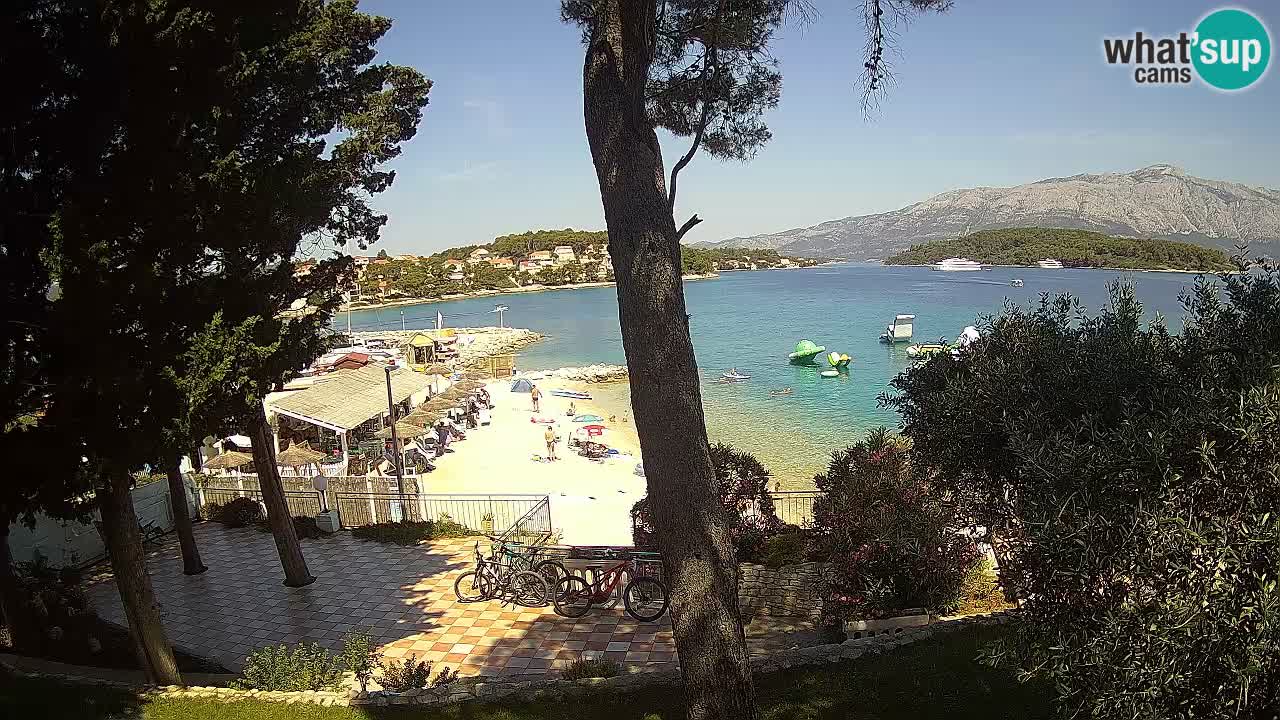 Web kamera Lumbarda – Plaža Prvi Žal – Korčula