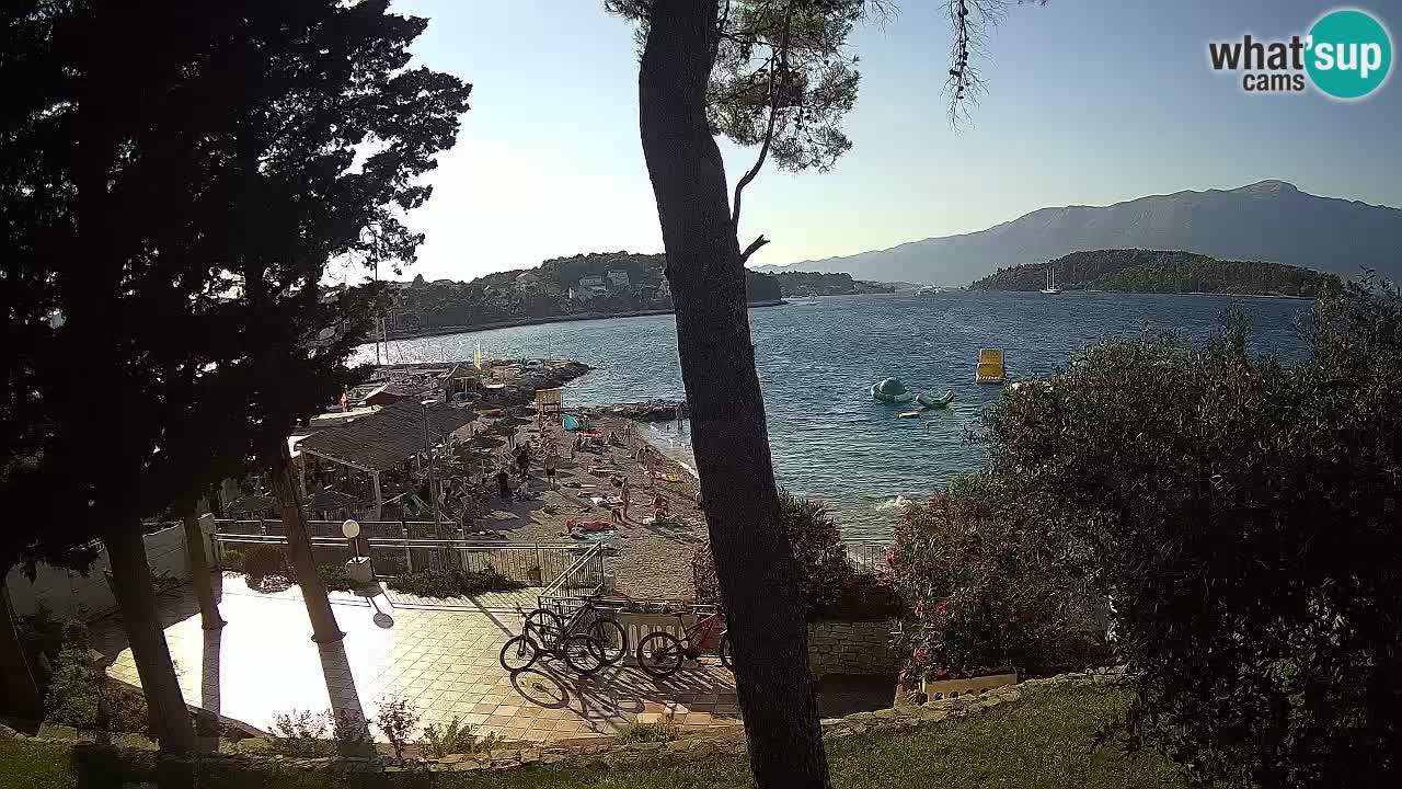 Webcam Lumbarda – Prvi Žal beach – Korčula