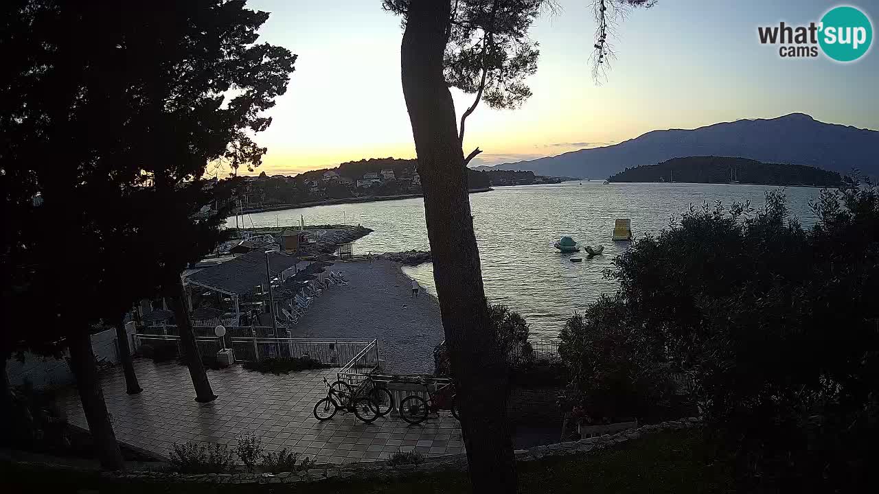 Webcam Lumbarda – Prvi Žal beach – Korčula