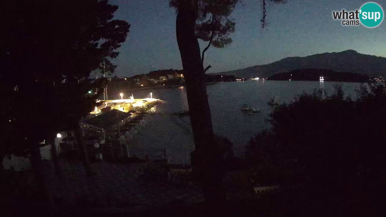 Webcam live Lumbarda – Plage Prvi Žal – Korčula