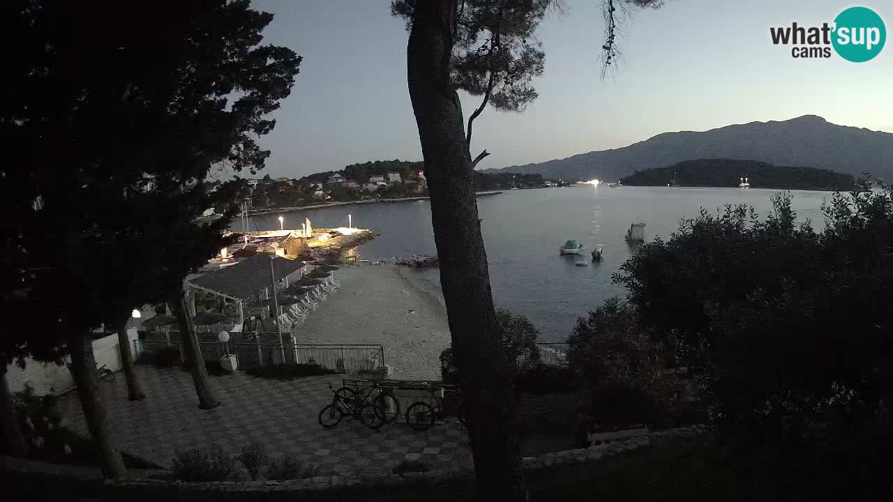 Camera en vivo Lumbarda – Playa Prvi Žal – Korčula