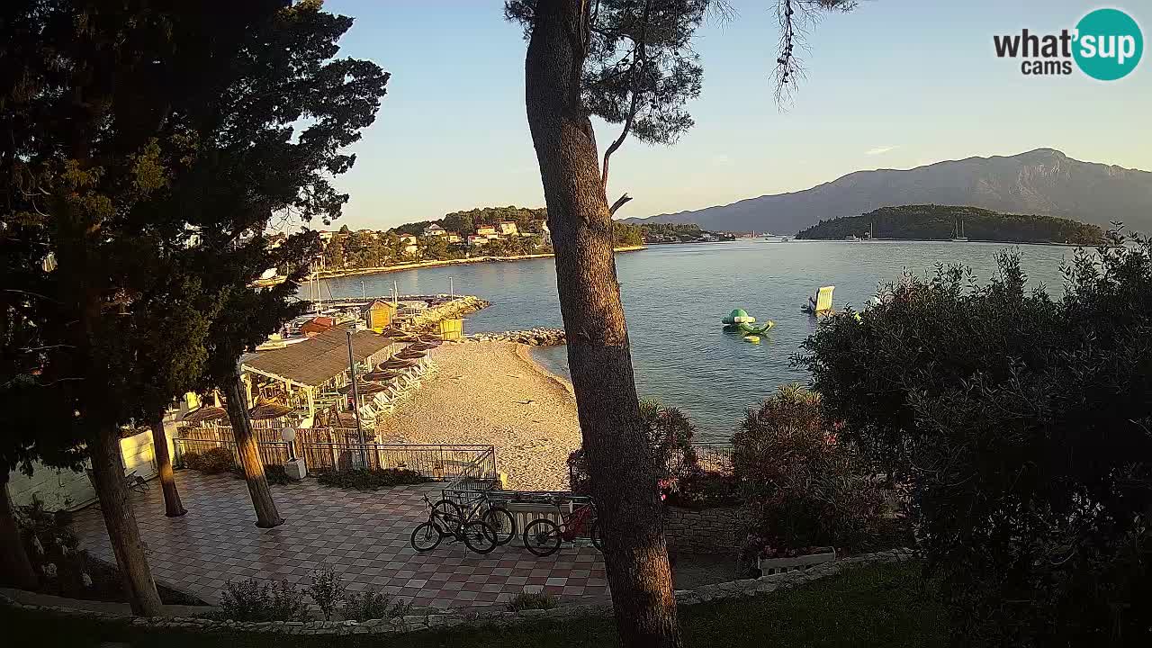 Webcam Lumbarda – Prvi Žal beach – Korčula