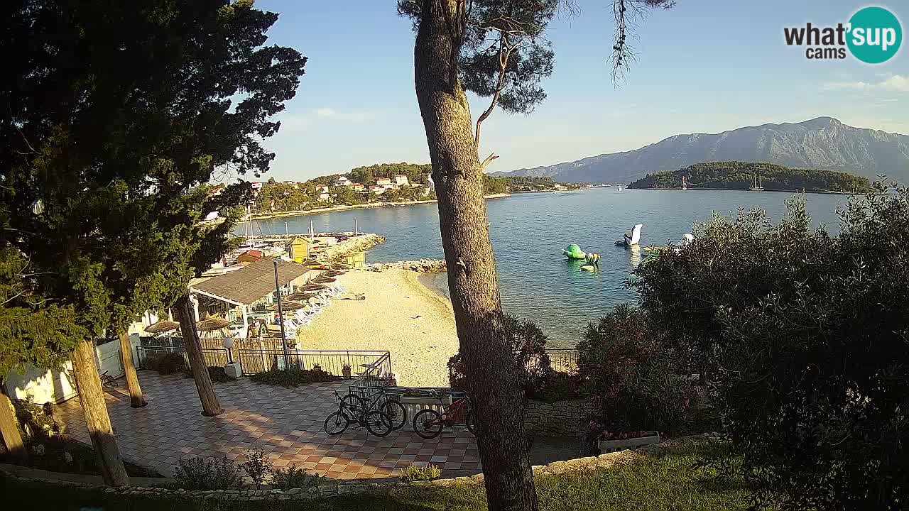 Livecam Lumbarda – Spiaggia Prvi Žal – Korčula