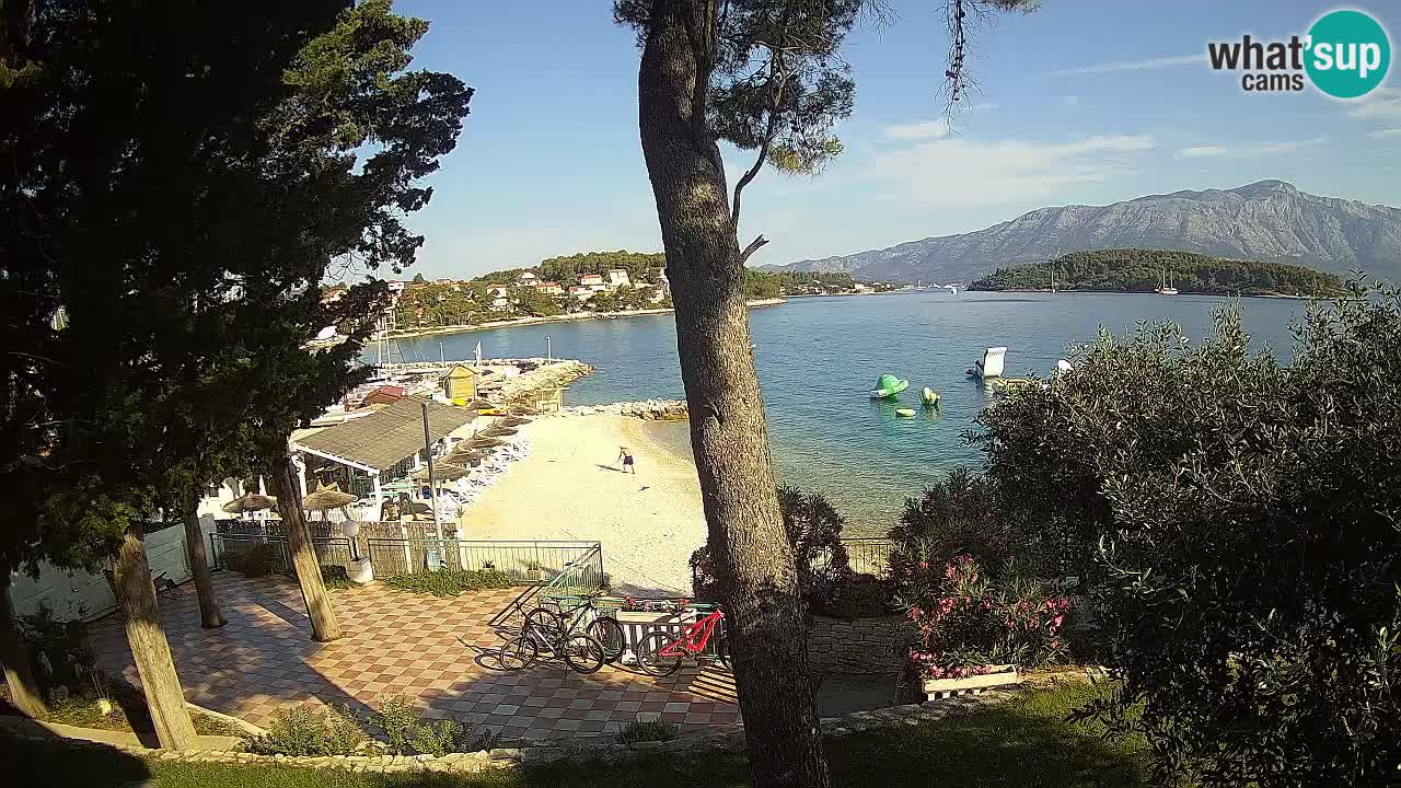 Livecam Lumbarda – Spiaggia Prvi Žal – Korčula