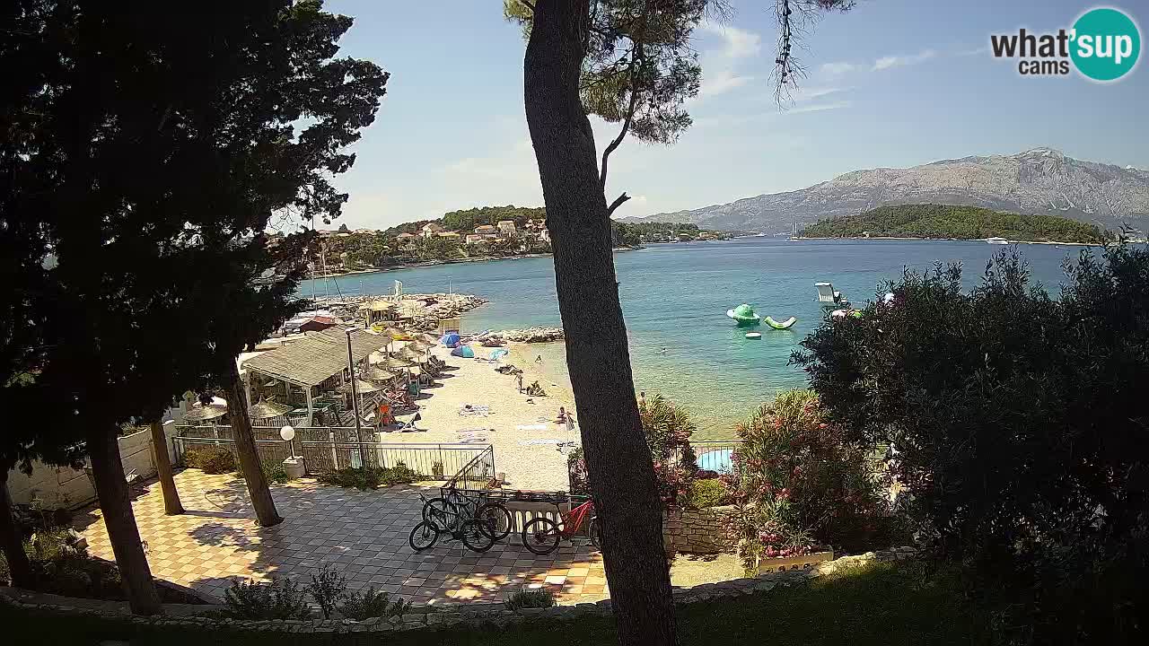 Webcam Lumbarda – Prvi Žal beach – Korčula
