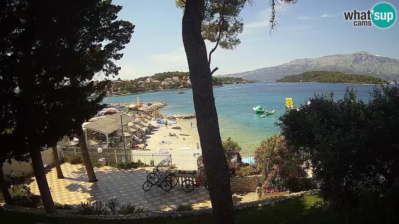 Camera en vivo Lumbarda – Playa Prvi Žal – Korčula