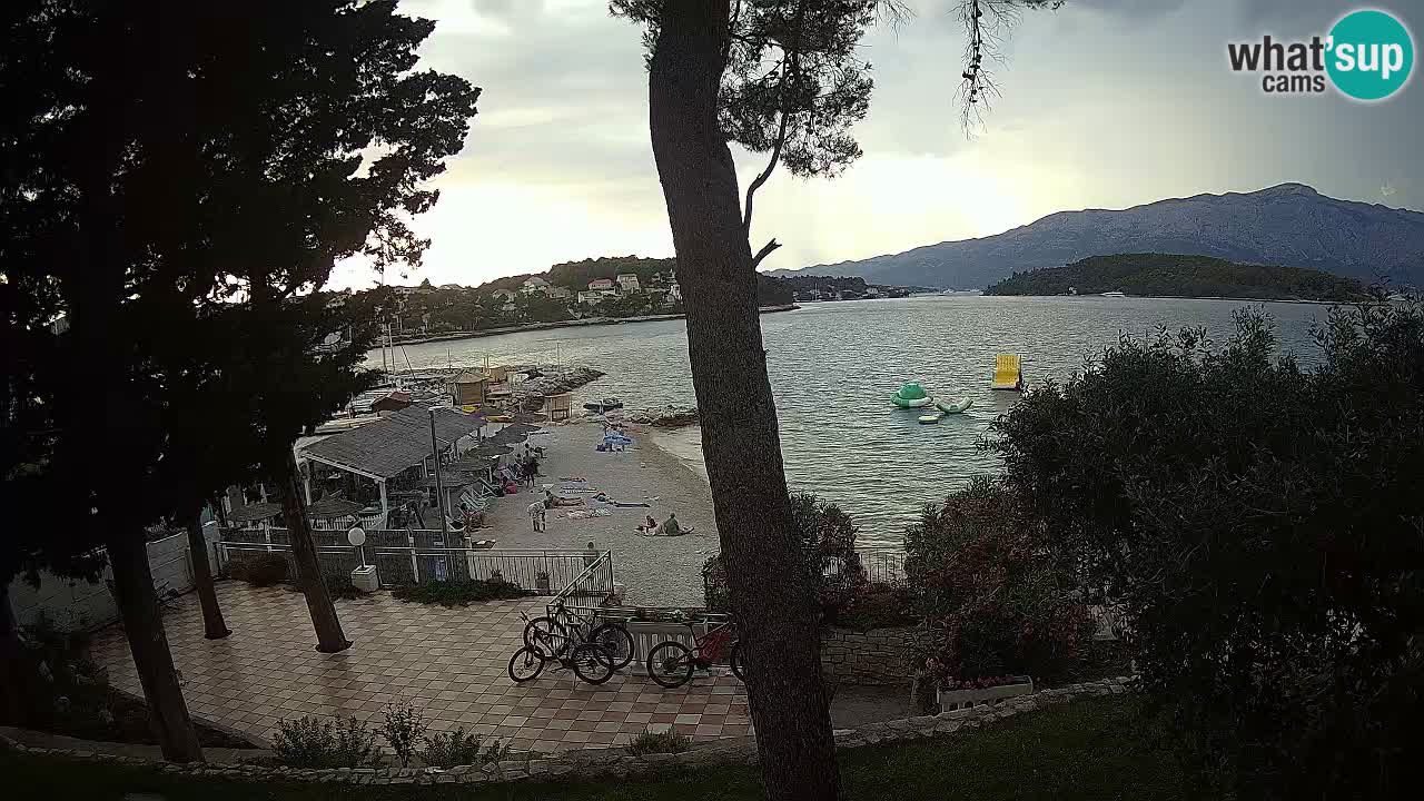 Camera en vivo Lumbarda – Playa Prvi Žal – Korčula