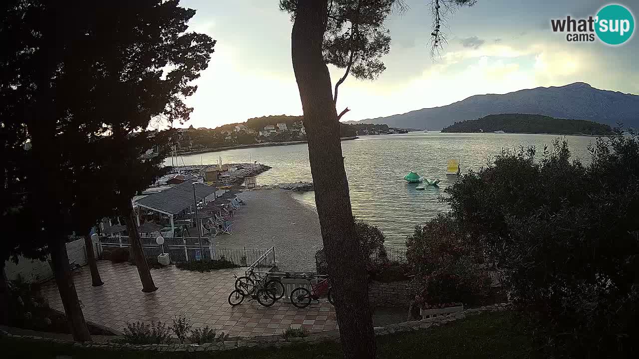 Livecam Lumbarda – Spiaggia Prvi Žal – Korčula