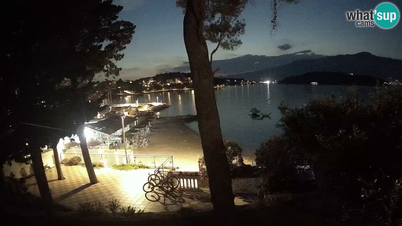 Livecam Lumbarda – Spiaggia Prvi Žal – Korčula
