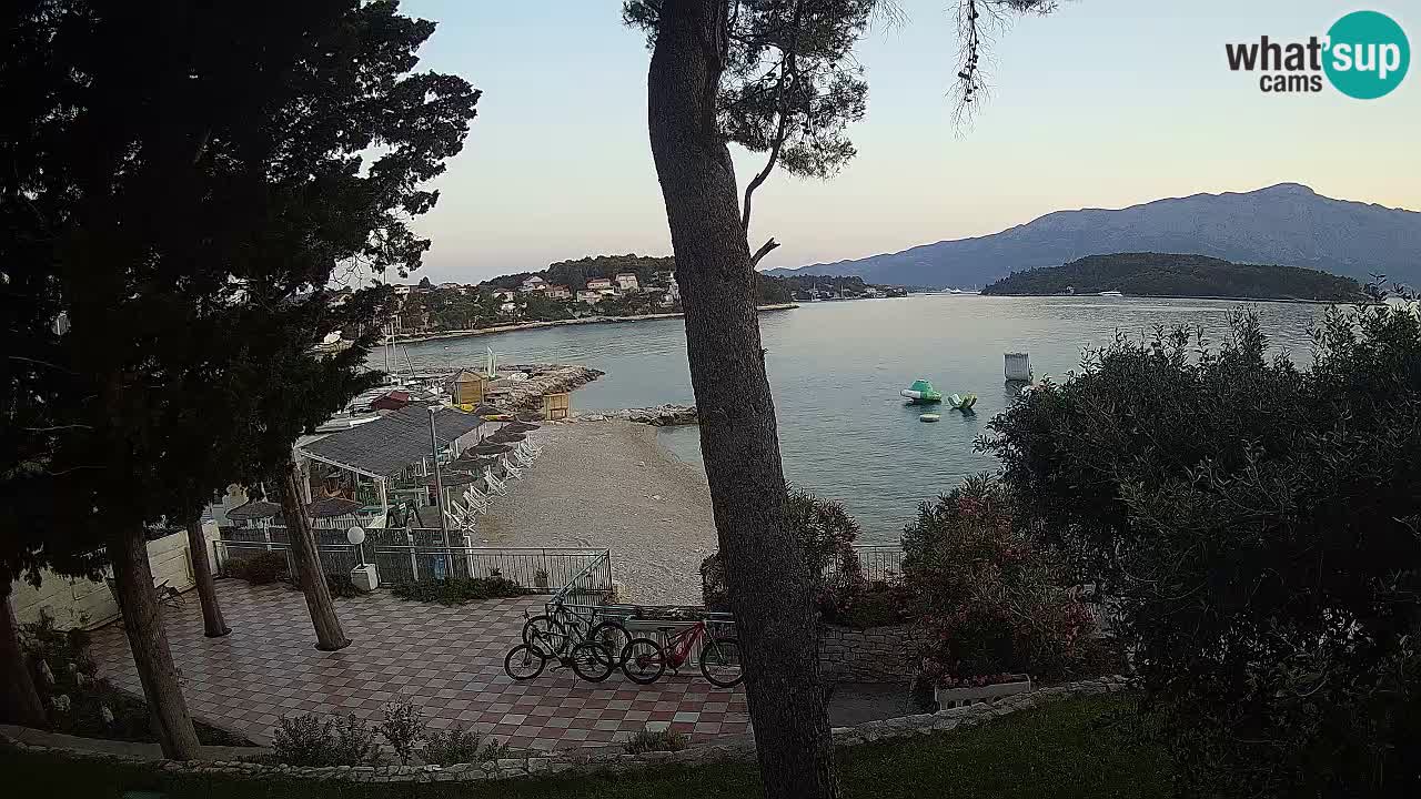 Camera en vivo Lumbarda – Playa Prvi Žal – Korčula