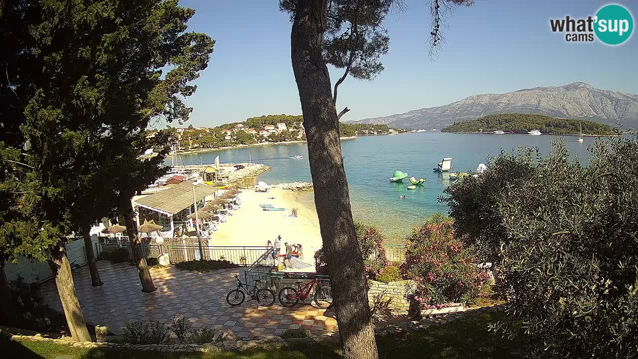 Web kamera Lumbarda – Plaža Prvi Žal – Korčula
