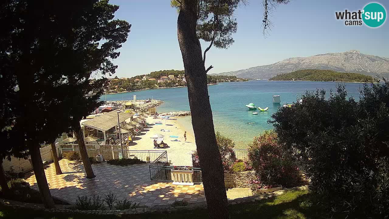 Webcam Lumbarda – Prvi Žal beach – Korčula