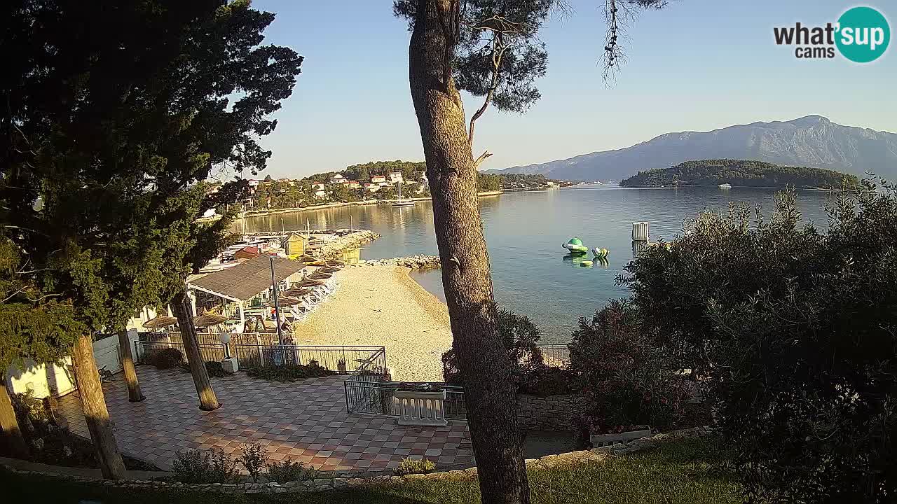 Webcam Lumbarda – Prvi Žal beach – Korčula