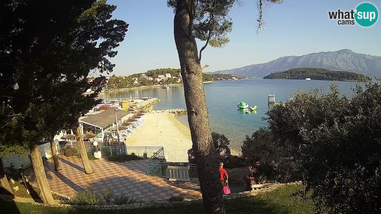 Webcam Lumbarda – Prvi Žal beach – Korčula