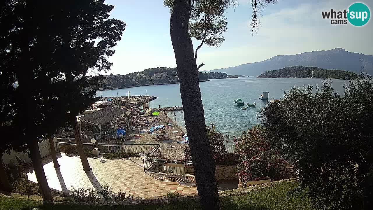 Webcam Lumbarda – Prvi Žal beach – Korčula