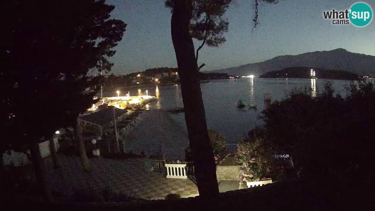 Livecam Lumbarda – Spiaggia Prvi Žal – Korčula