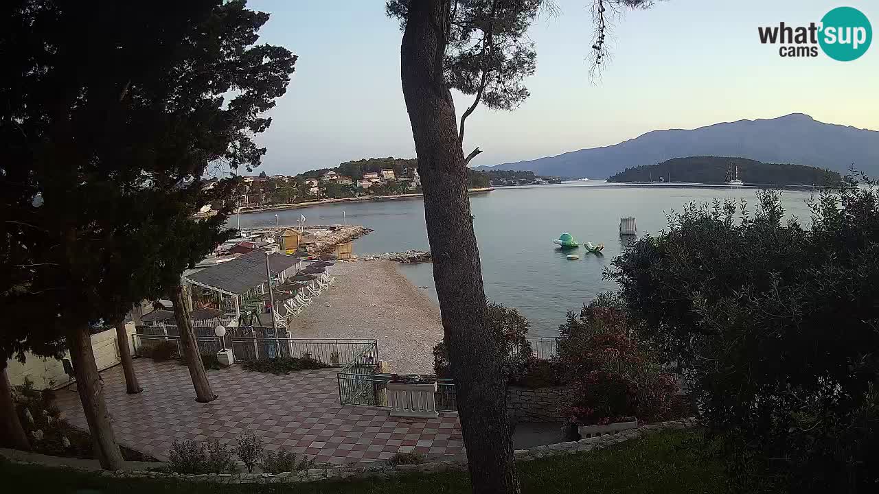 Web kamera Lumbarda – Plaža Prvi Žal – Korčula