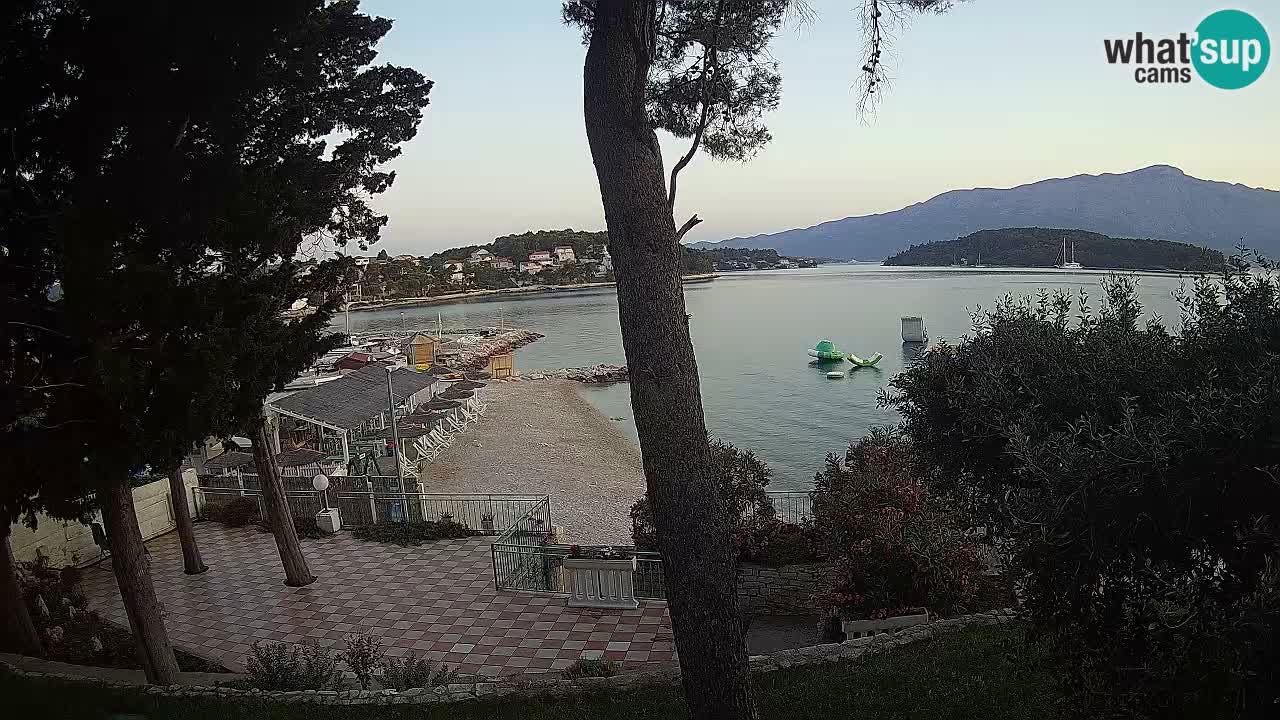 Camera en vivo Lumbarda – Playa Prvi Žal – Korčula