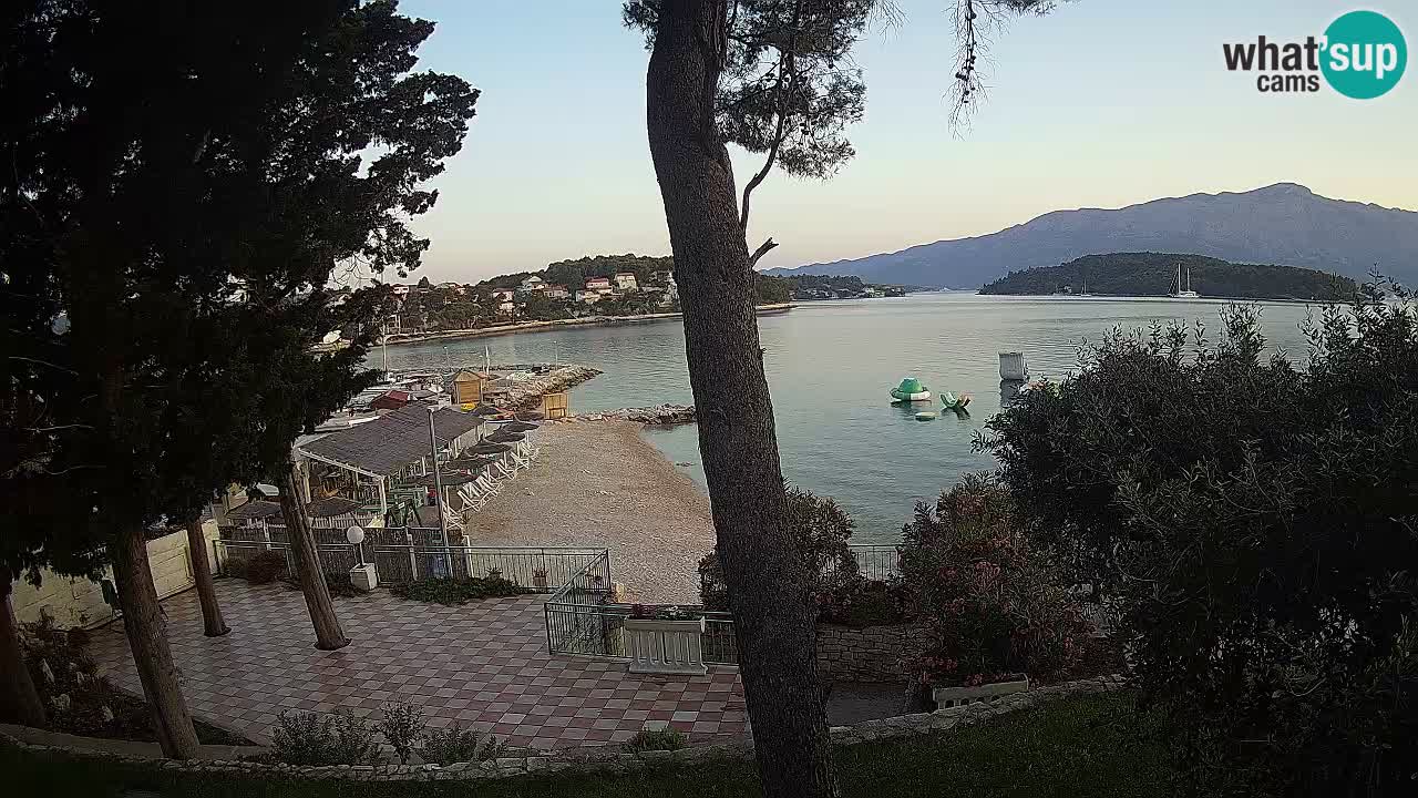 Camera en vivo Lumbarda – Playa Prvi Žal – Korčula