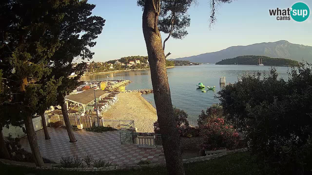 Webcam live Lumbarda – Plage Prvi Žal – Korčula