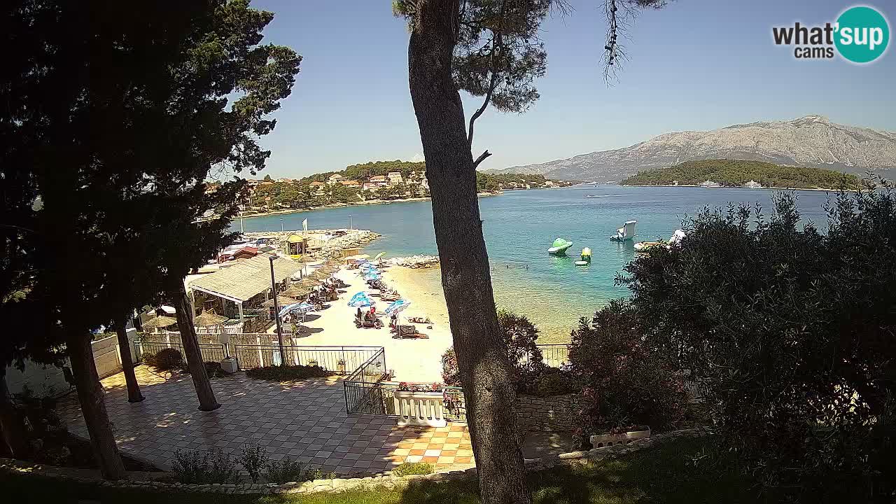 Webcam Lumbarda – Prvi Žal beach – Korčula