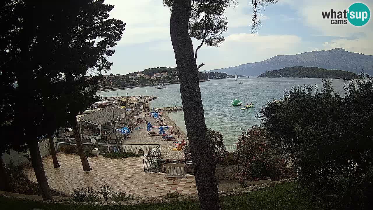 Camera en vivo Lumbarda – Playa Prvi Žal – Korčula