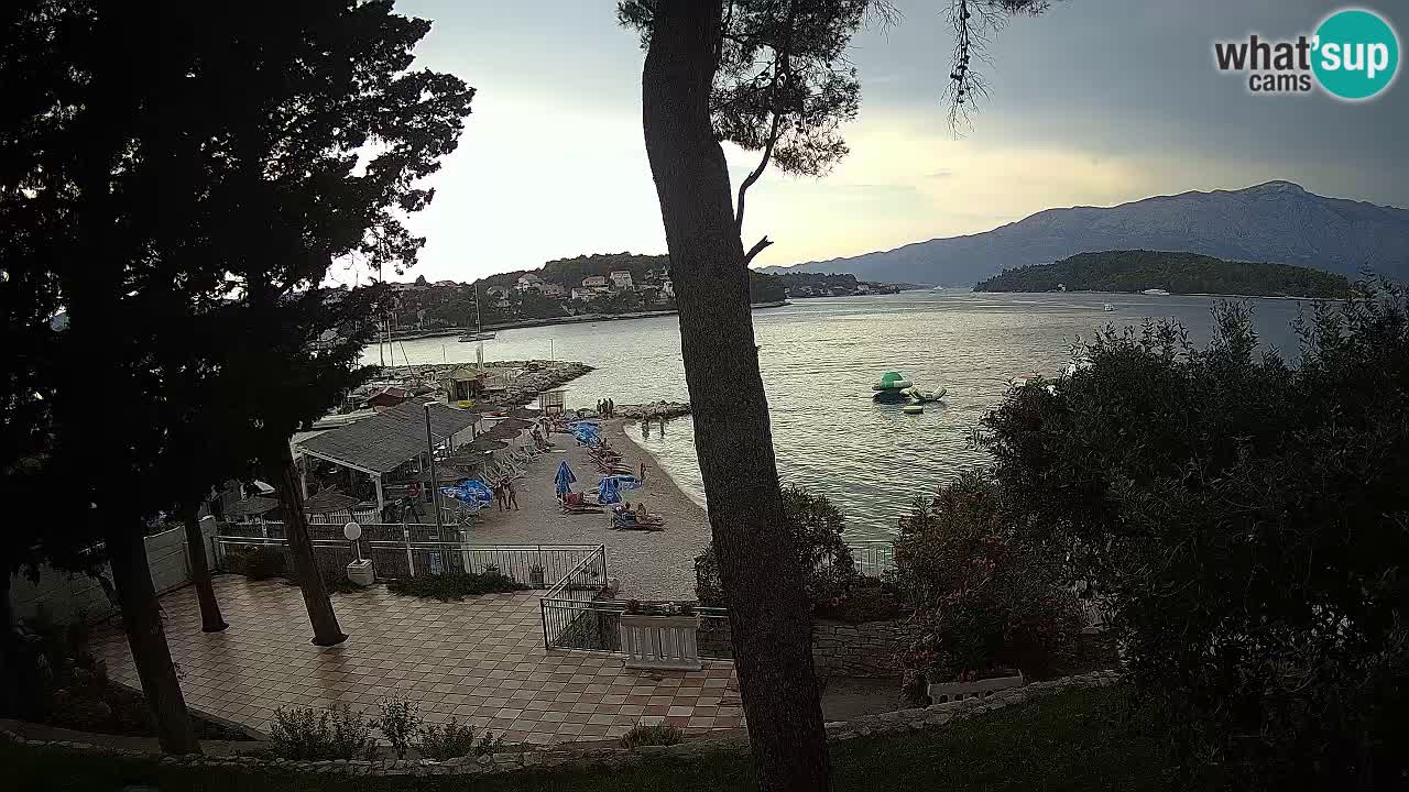 Livecam Lumbarda – Spiaggia Prvi Žal – Korčula
