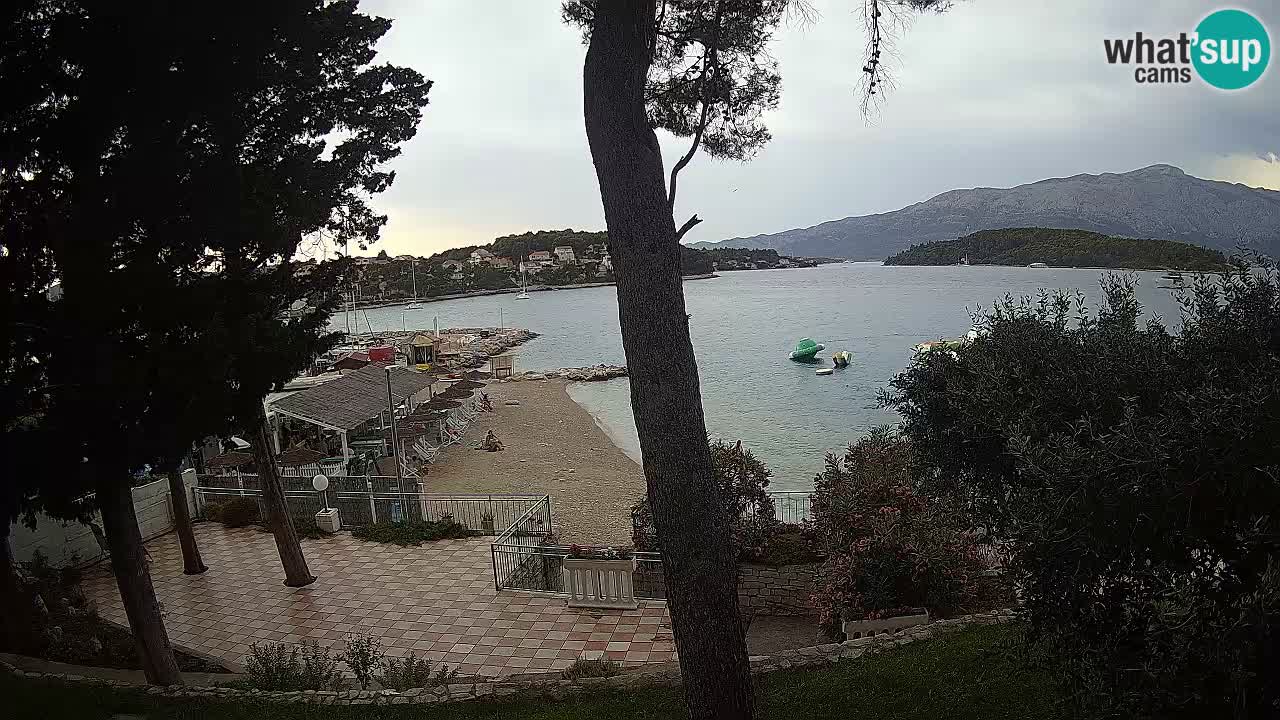 Webcam Lumbarda – Prvi Žal beach – Korčula