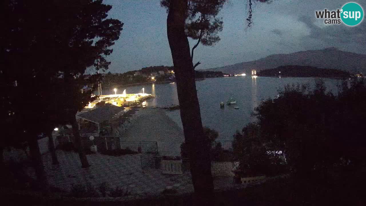 Web kamera Lumbarda – Plaža Prvi Žal – Korčula