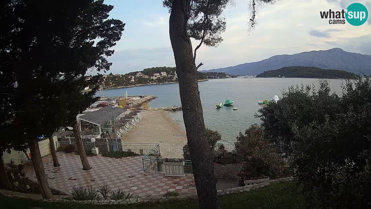 Livecam Lumbarda – Spiaggia Prvi Žal – Korčula