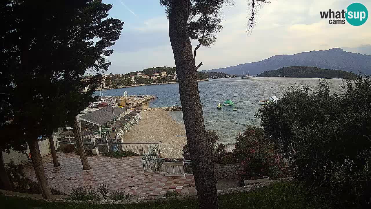 Webcam Lumbarda – Prvi Žal beach – Korčula
