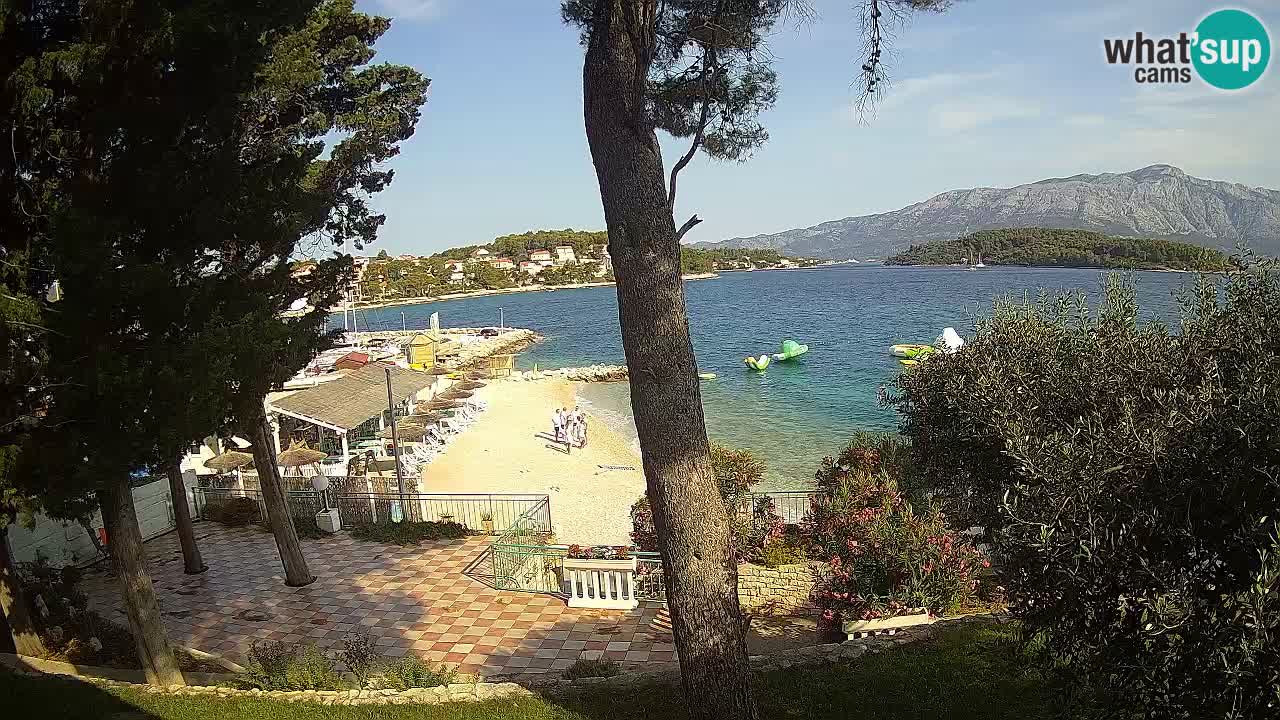 Web kamera Lumbarda – Plaža Prvi Žal – Korčula