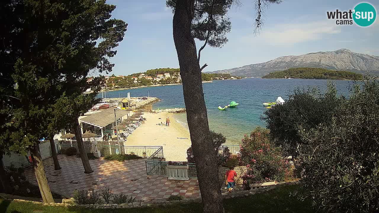 Web kamera Lumbarda – Plaža Prvi Žal – Korčula
