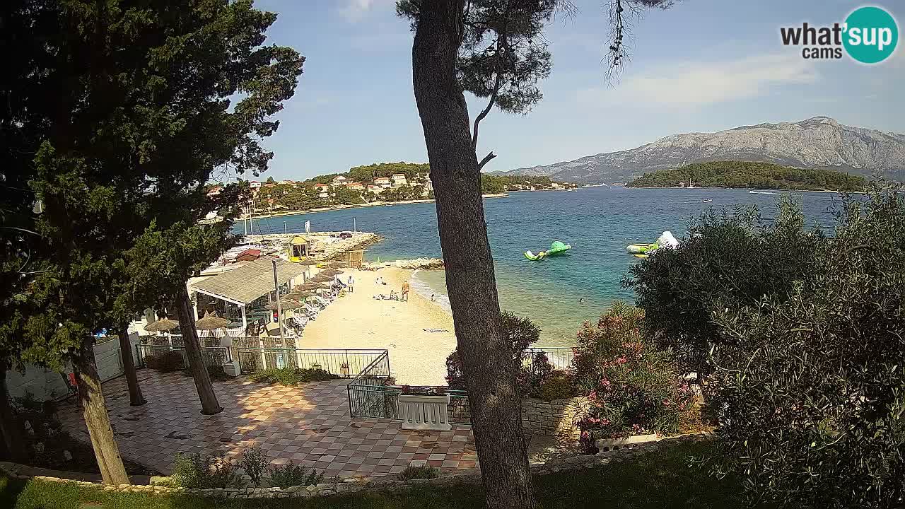 Web kamera Lumbarda – Plaža Prvi Žal – Korčula