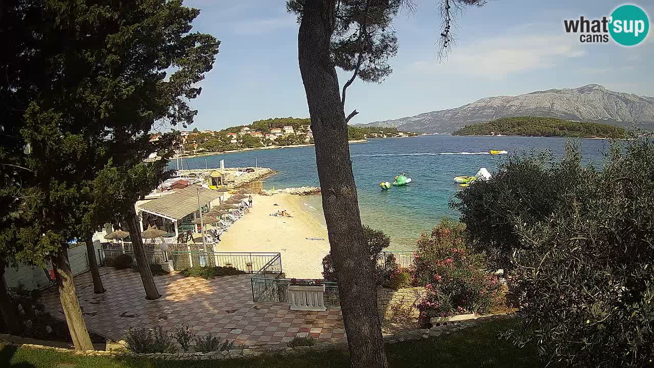 Web kamera Lumbarda – Plaža Prvi Žal – Korčula