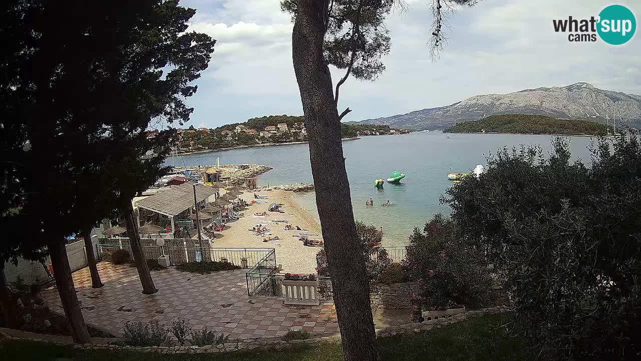 Camera en vivo Lumbarda – Playa Prvi Žal – Korčula