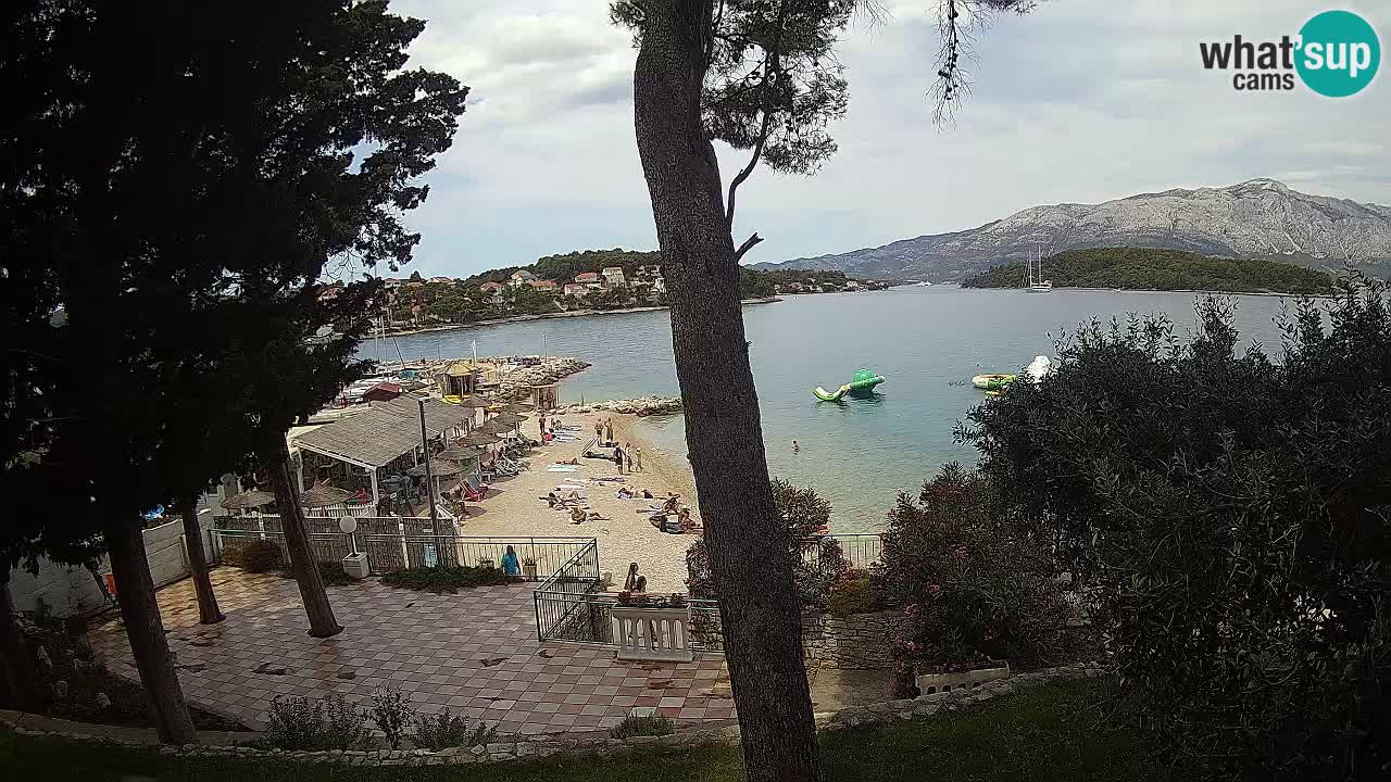 Camera en vivo Lumbarda – Playa Prvi Žal – Korčula