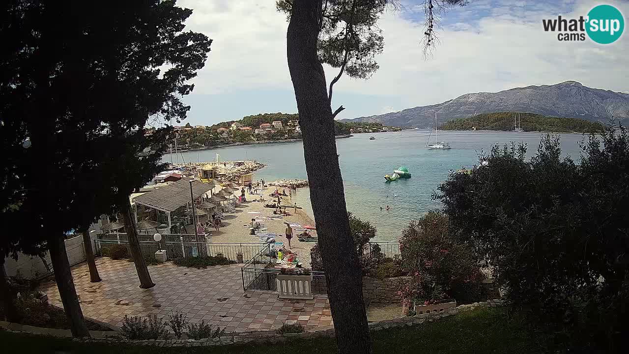 Camera en vivo Lumbarda – Playa Prvi Žal – Korčula