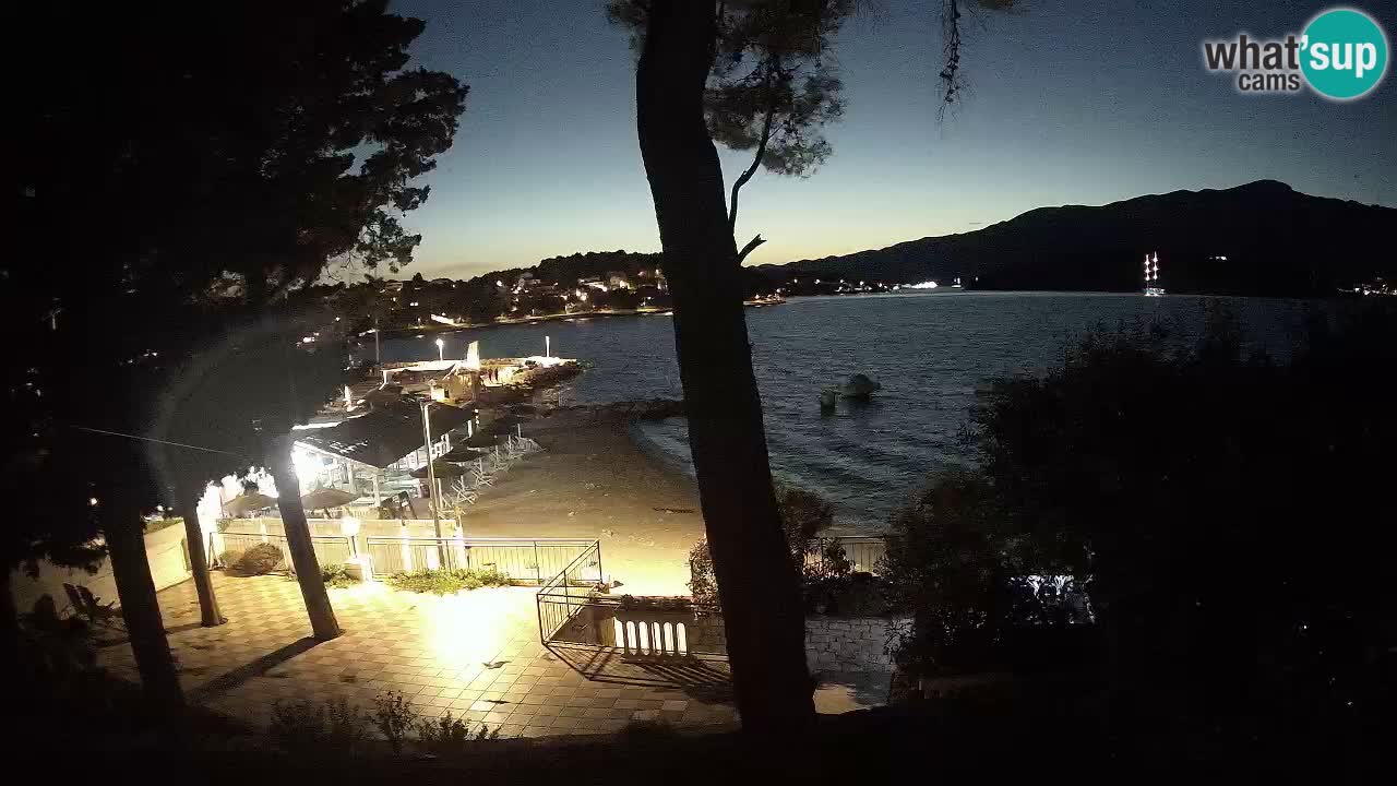 Webcam Lumbarda – Prvi Žal beach – Korčula