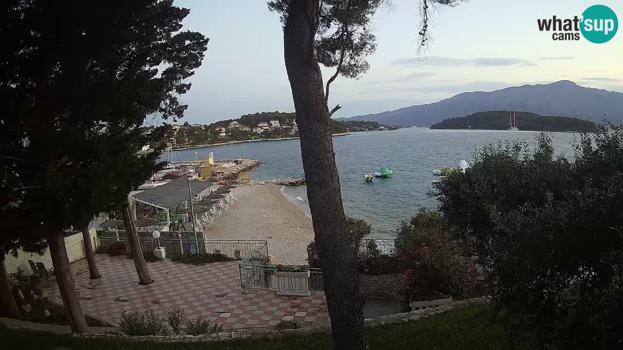 Webcam Lumbarda – Prvi Žal beach – Korčula