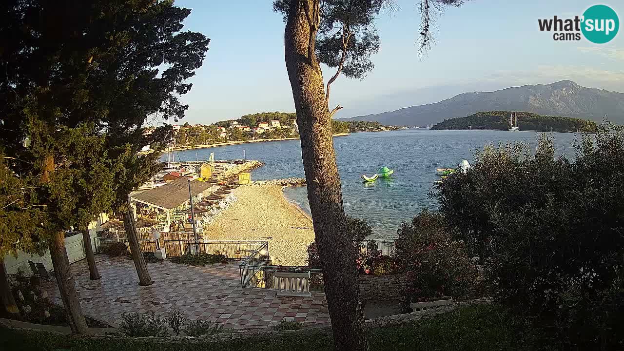 Webcam Lumbarda – Prvi Žal beach – Korčula