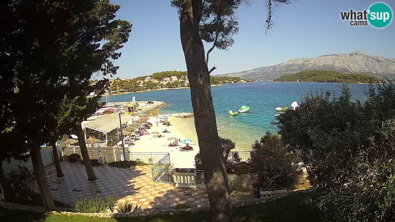 Webcam Lumbarda – Prvi Žal beach – Korčula