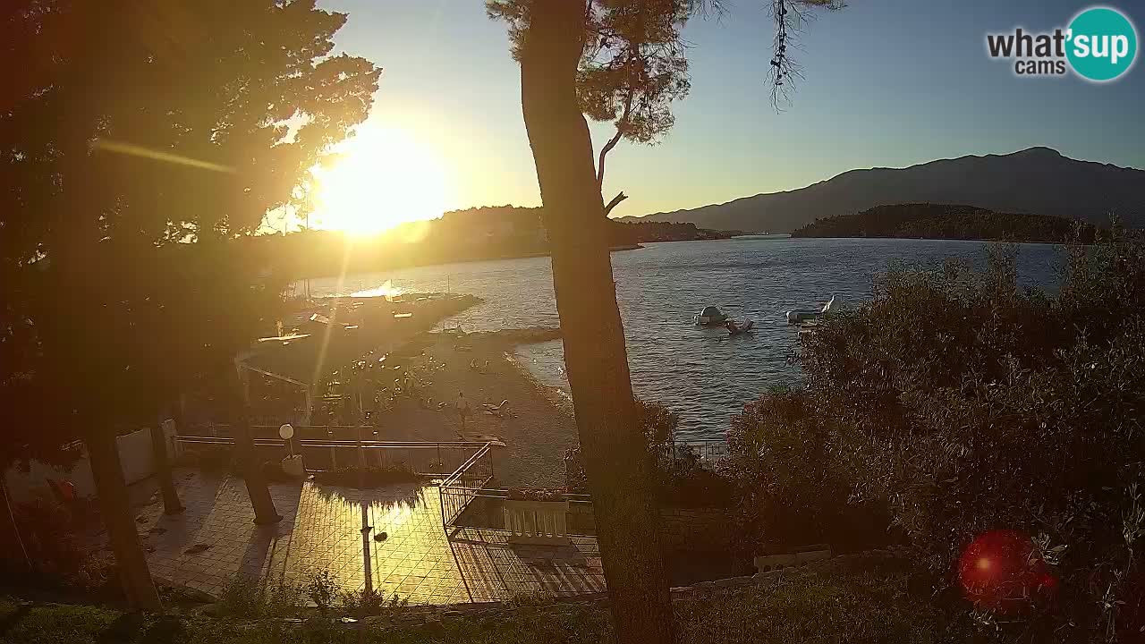 Livecam Lumbarda – Spiaggia Prvi Žal – Korčula