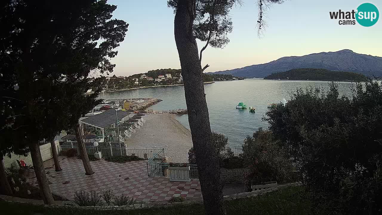 Camera en vivo Lumbarda – Playa Prvi Žal – Korčula
