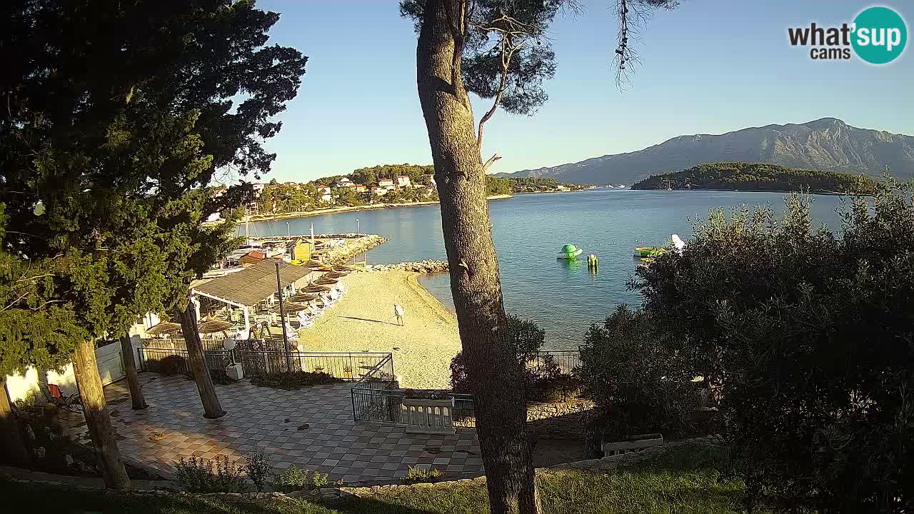 Webcam Lumbarda – Prvi Žal beach – Korčula