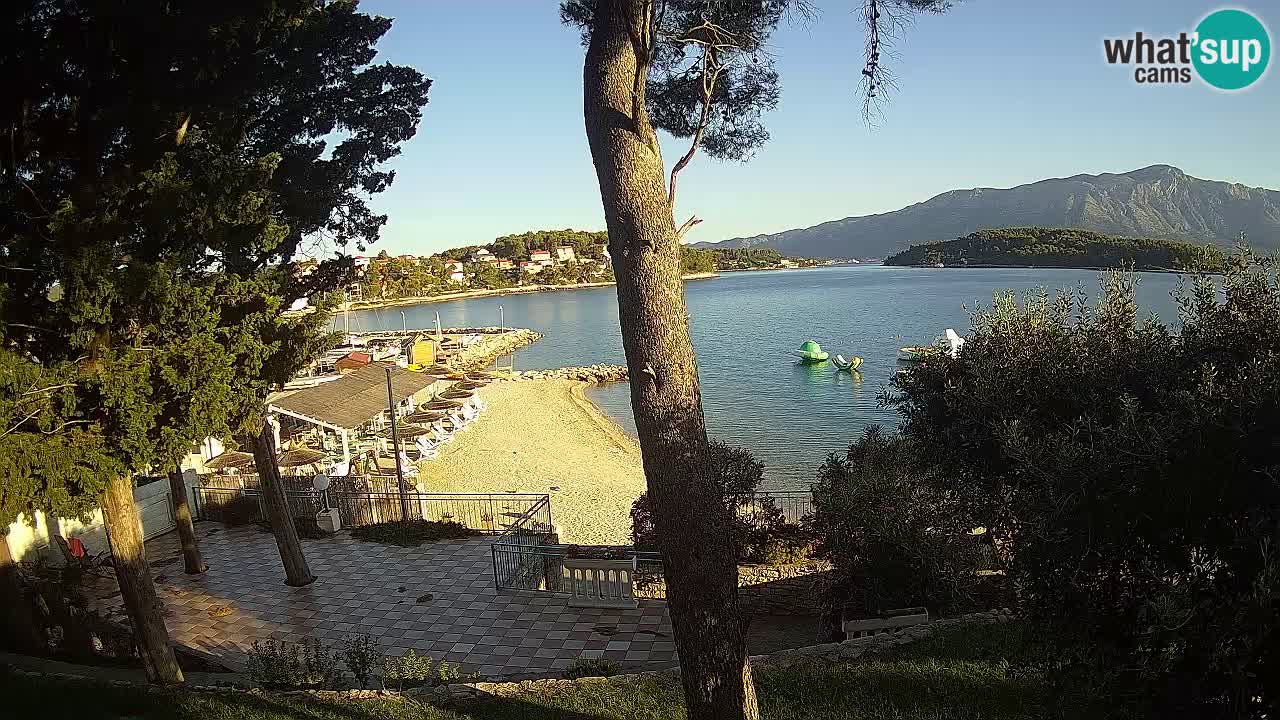 Webcam Lumbarda – Prvi Žal Strand – Korčula