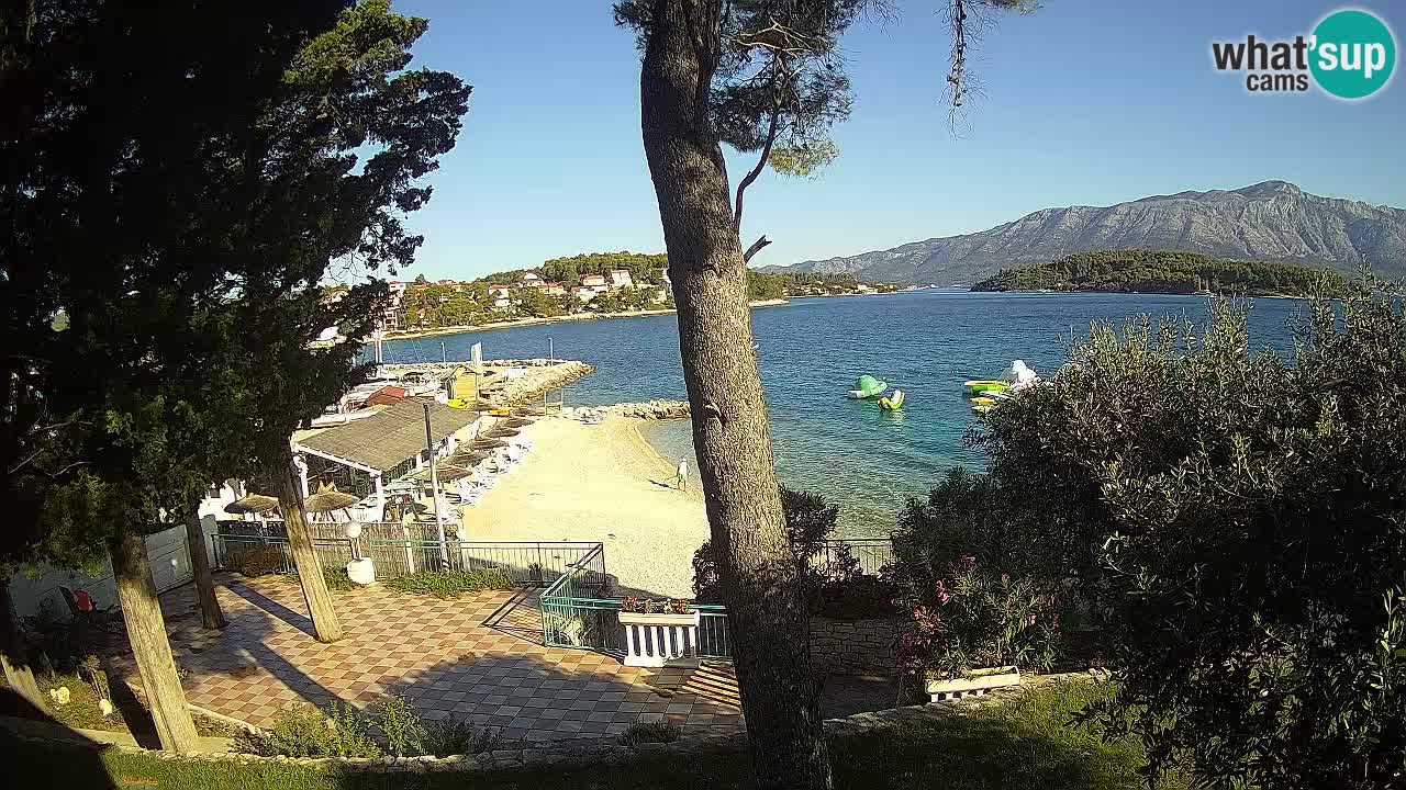 Webcam Lumbarda – Prvi Žal beach – Korčula