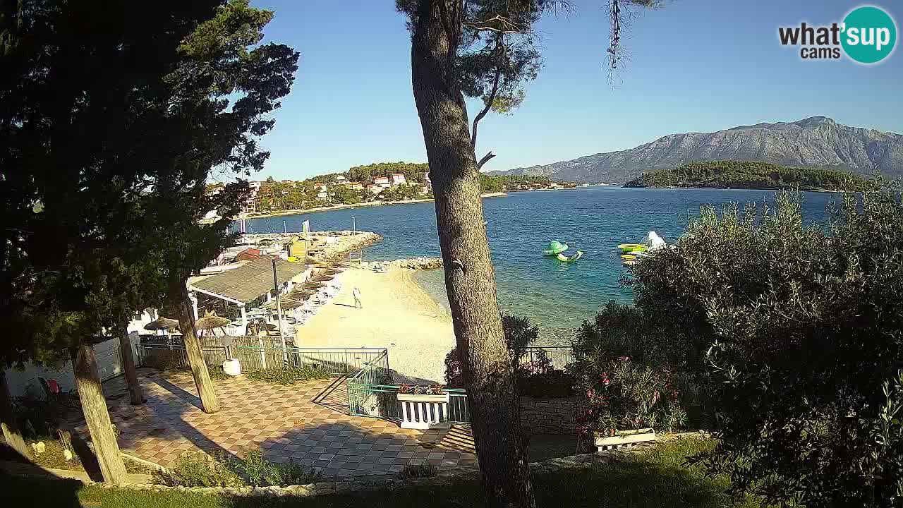 Webcam Lumbarda – Prvi Žal beach – Korčula