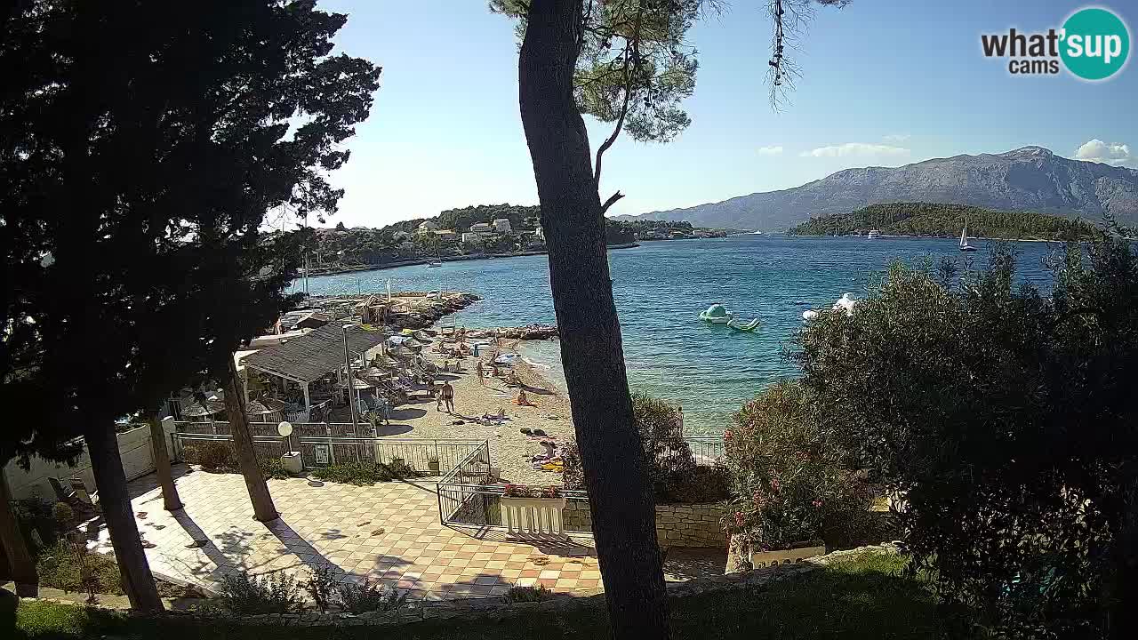 Web kamera Lumbarda – Plaža Prvi Žal – Korčula