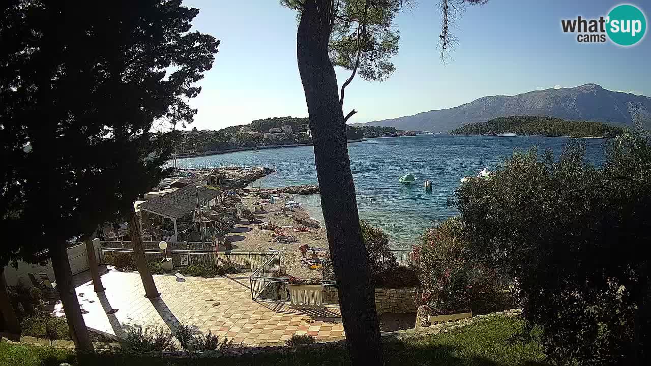 Camera en vivo Lumbarda – Playa Prvi Žal – Korčula
